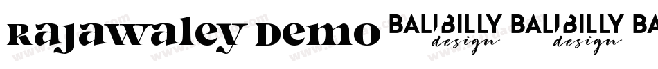 Rajawaley Demo字体转换
